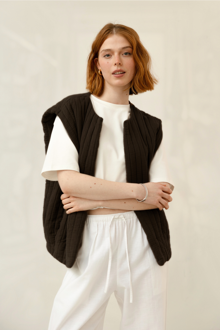 Musselinweste ALEXIS