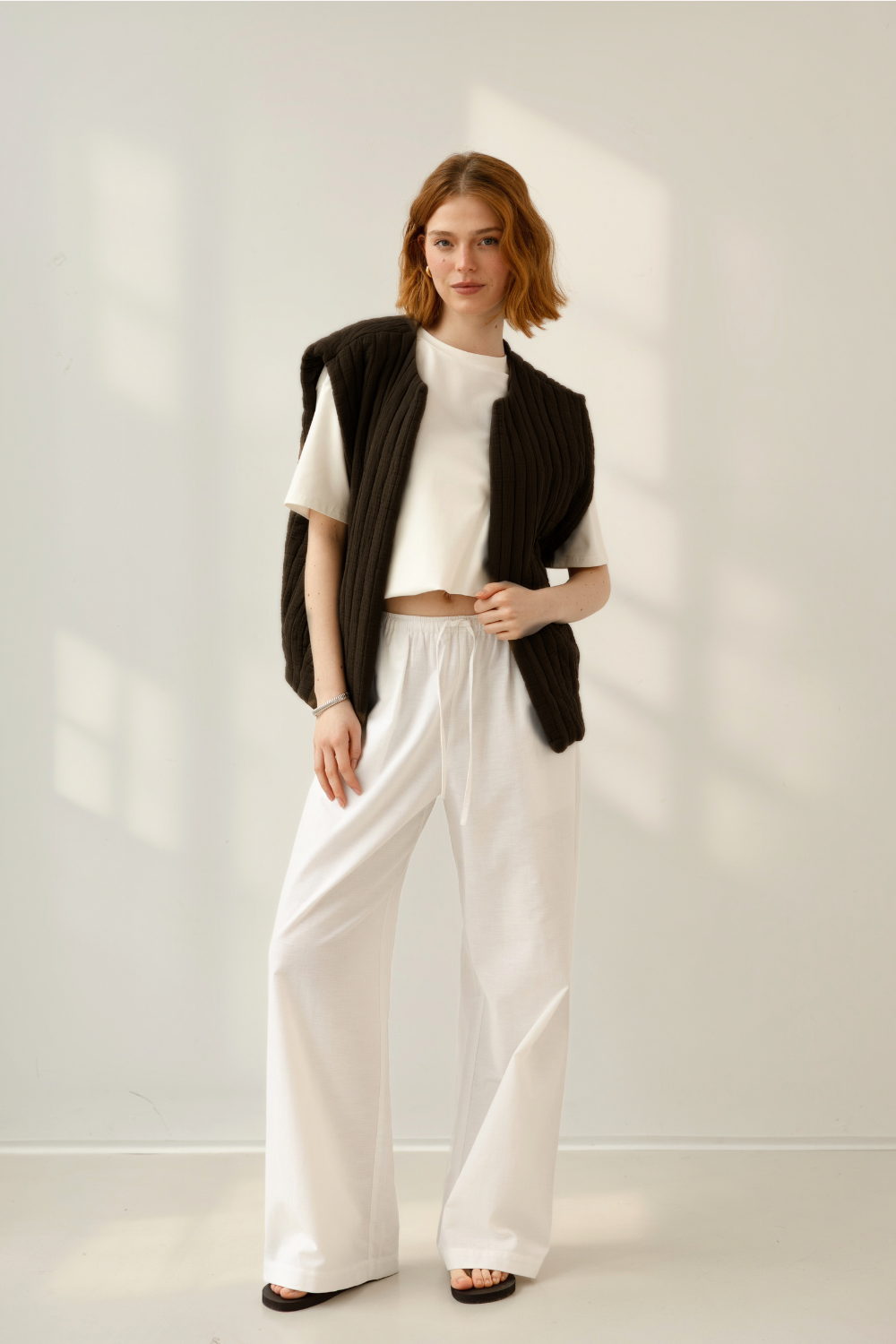 Musselinweste ALEXIS