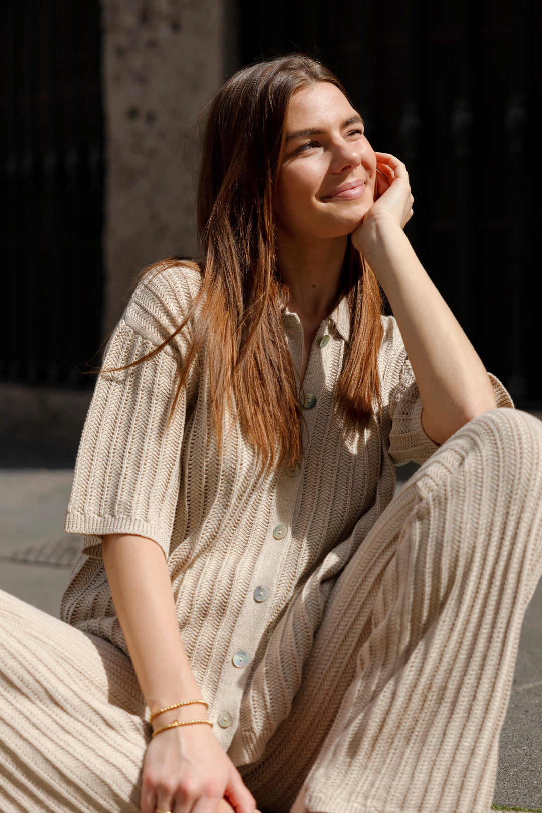 Kurzarm Cardigan IDA
