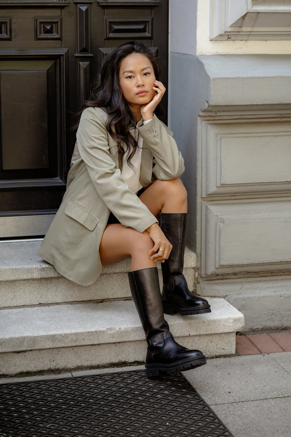 Playstation Air Force Onygo Stiefel Onygo Boots Beige Onygo