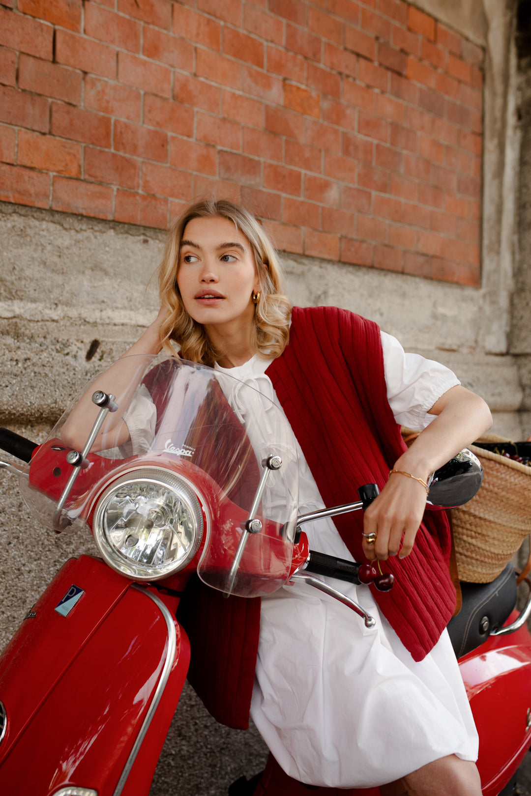 Musselinweste ALEXIS