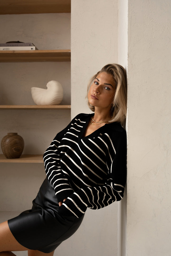 Pullover NURIA mit Kragen