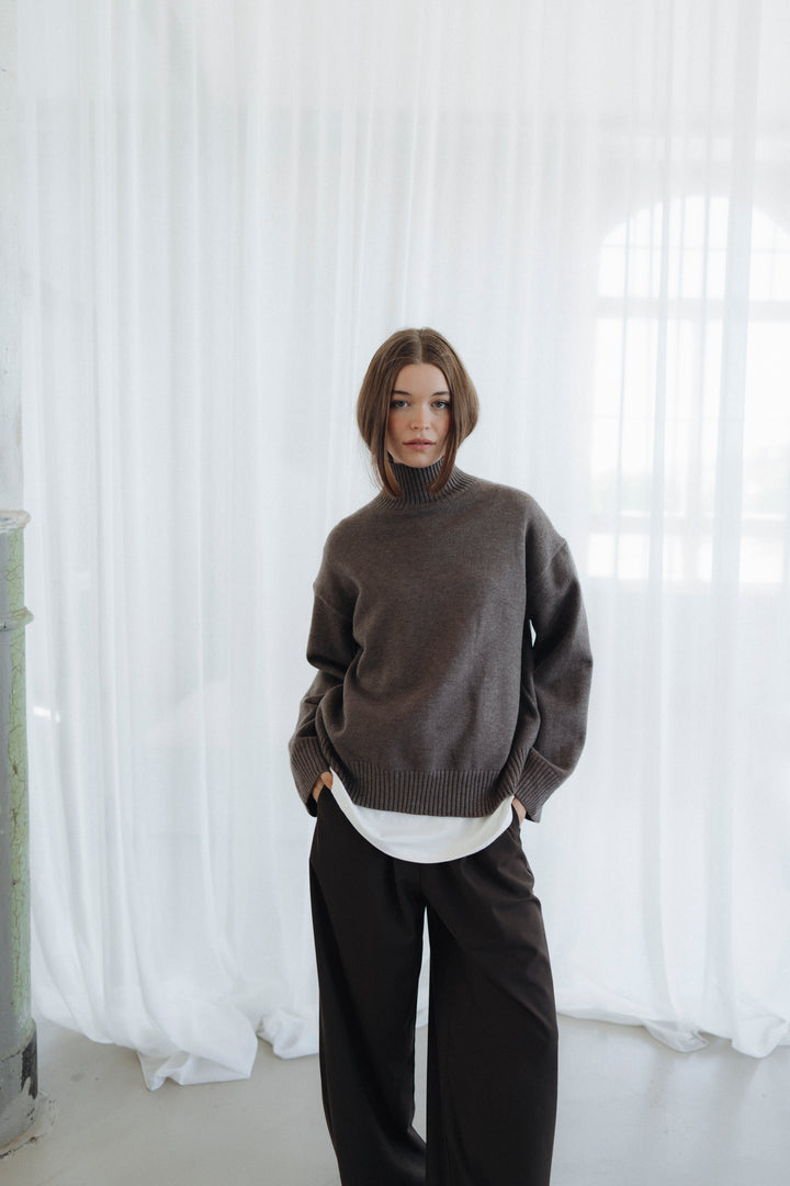 Stehkragen Pullover FRIEDA