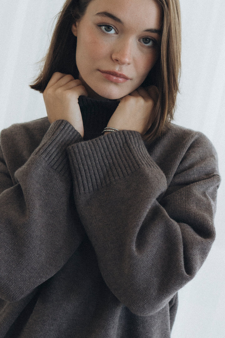 Stehkragen Pullover FRIEDA