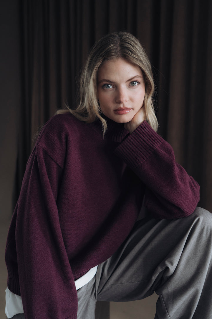 Stehkragen Pullover FRIEDA