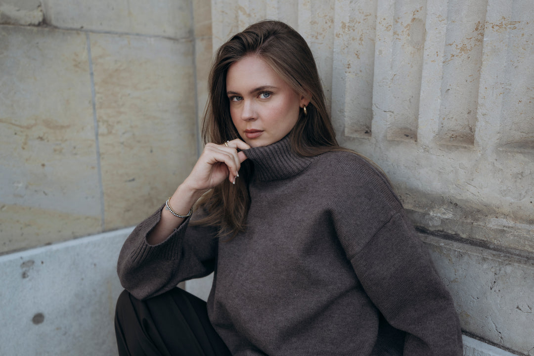 Stehkragen Pullover FRIEDA