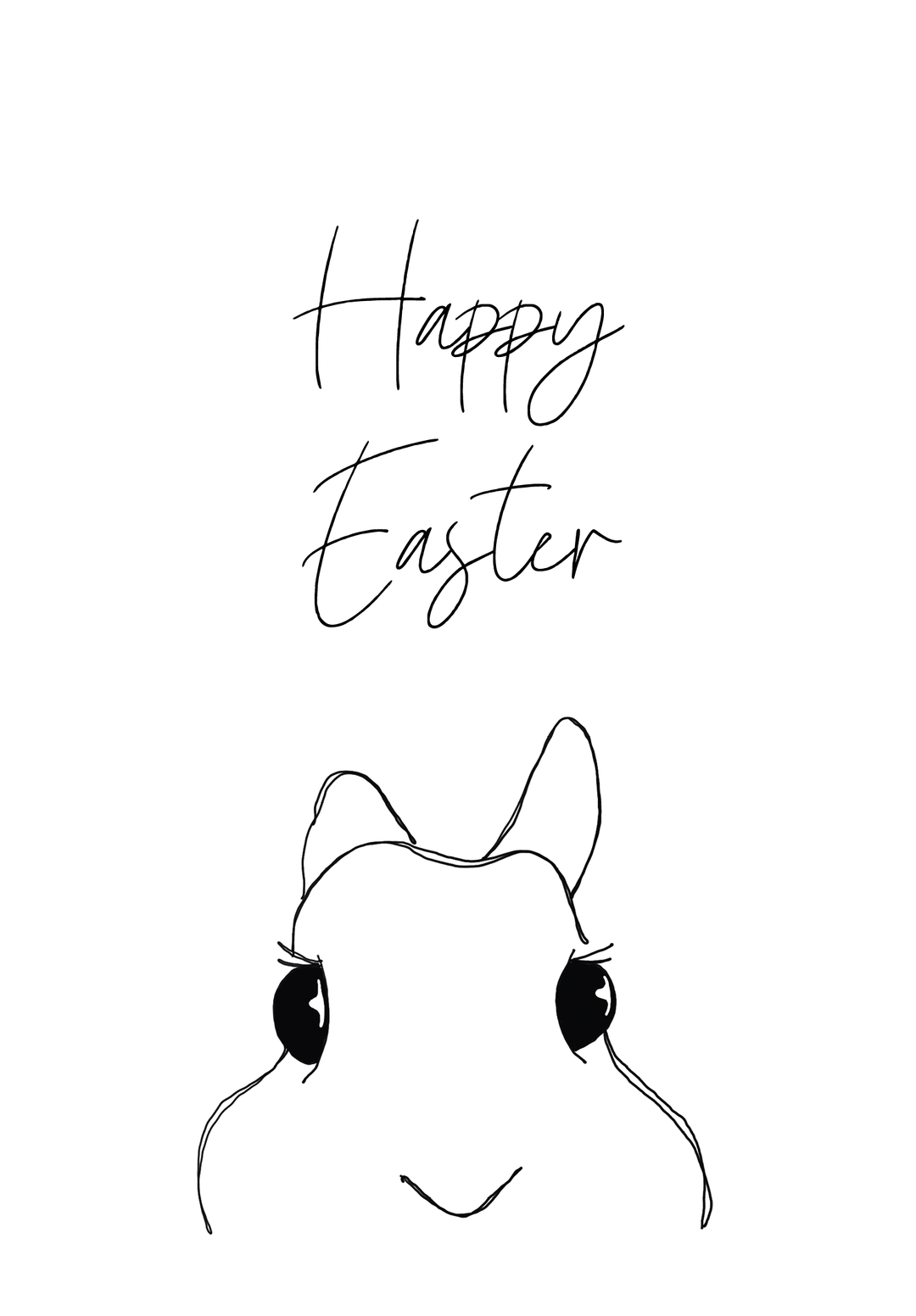 Postkarte "Happy Easter"