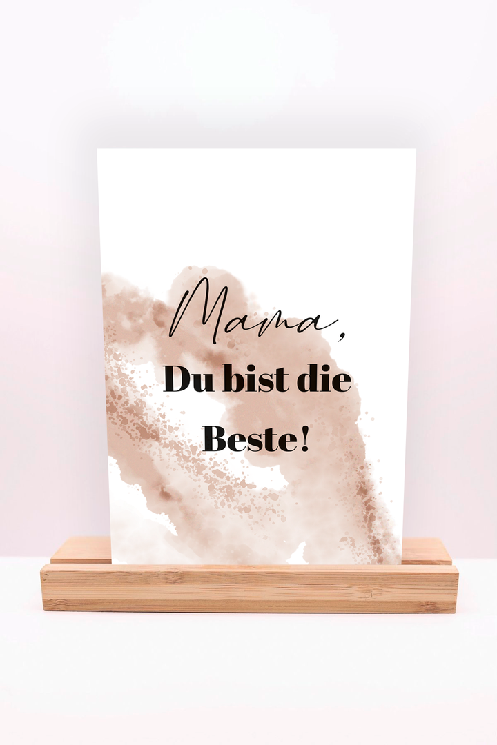Postkarte "Mama, Du bist die Beste"
